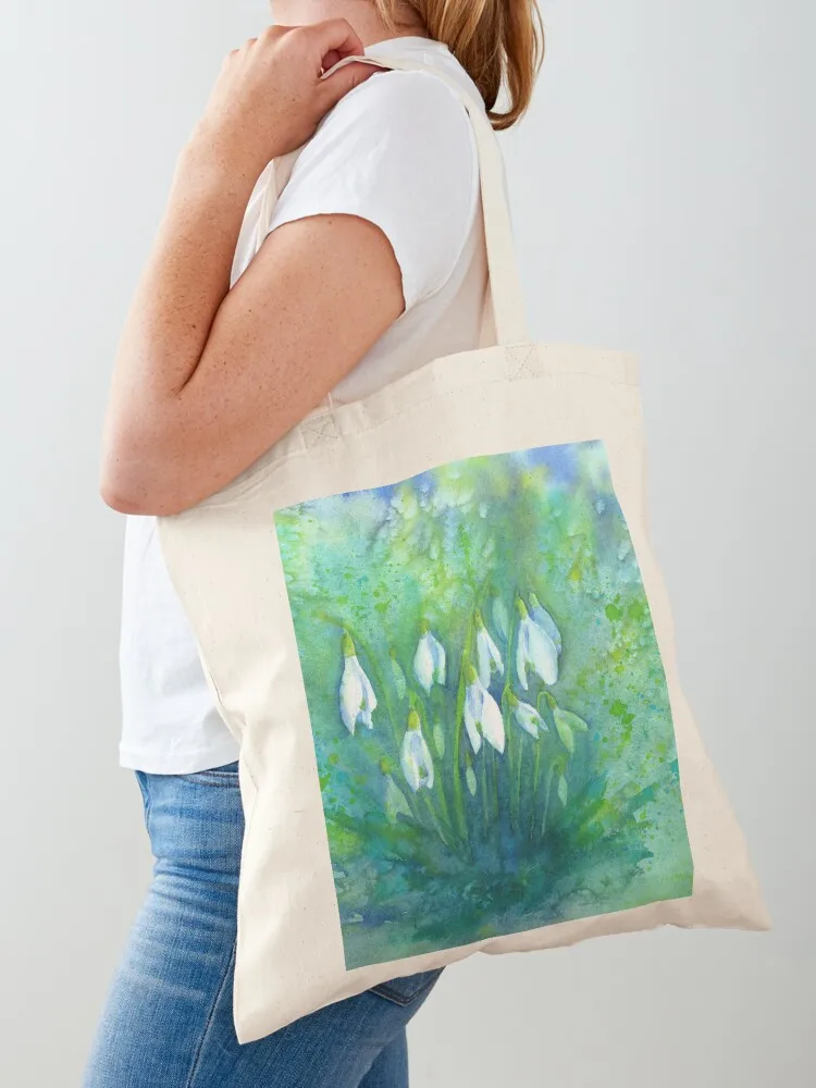 First signs of spring Tote Bag reusable shopping bag custom canvas bag tote university