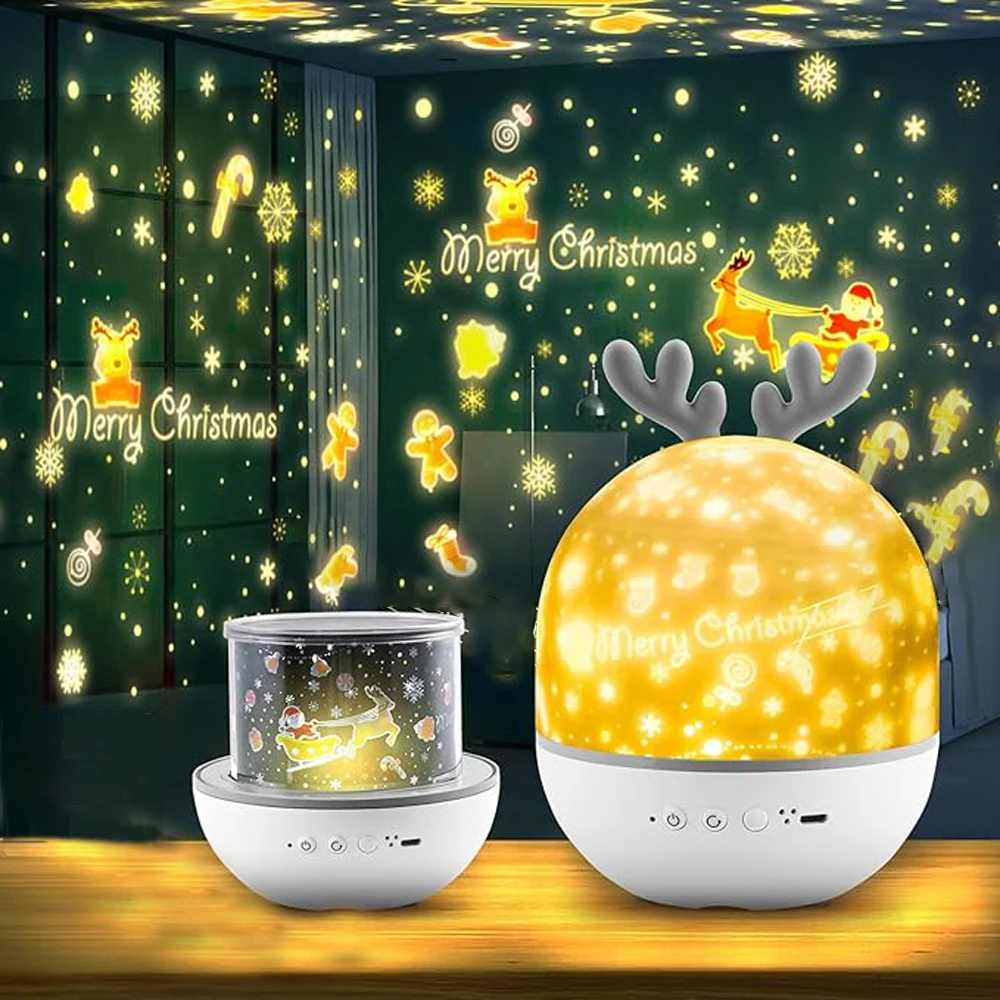 

Fairy Projection Light Deer Night Light Multi-scene Starry Light Festive Party Atmosphere Light Children Love Gift