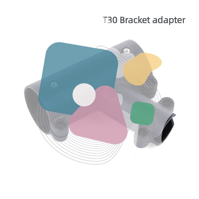 Agriculture Agras Drone Accessories Landing Gear Adapter For T30 Tripod Carbon Aluminum Connector
