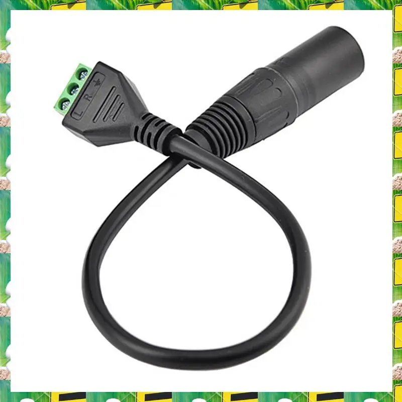 3C Electron Solder Free Terminal Adapter XLR 3Pin Plug Adapter Extension Cable Forstudio Microphone,Speakers,Live Recording,Sold