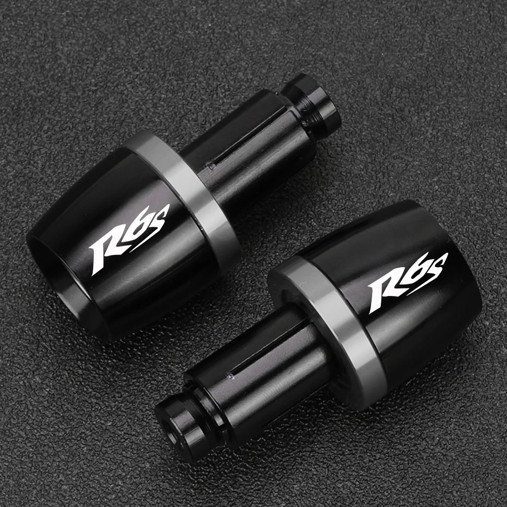 Motorcycle Handlebar Grips Cap For YAMAHA YZF-R6 YZFR6 YZF R6 R6S YZF600 1999 2000 2001 2002 Weight PartsAnti Silder Plug Ends