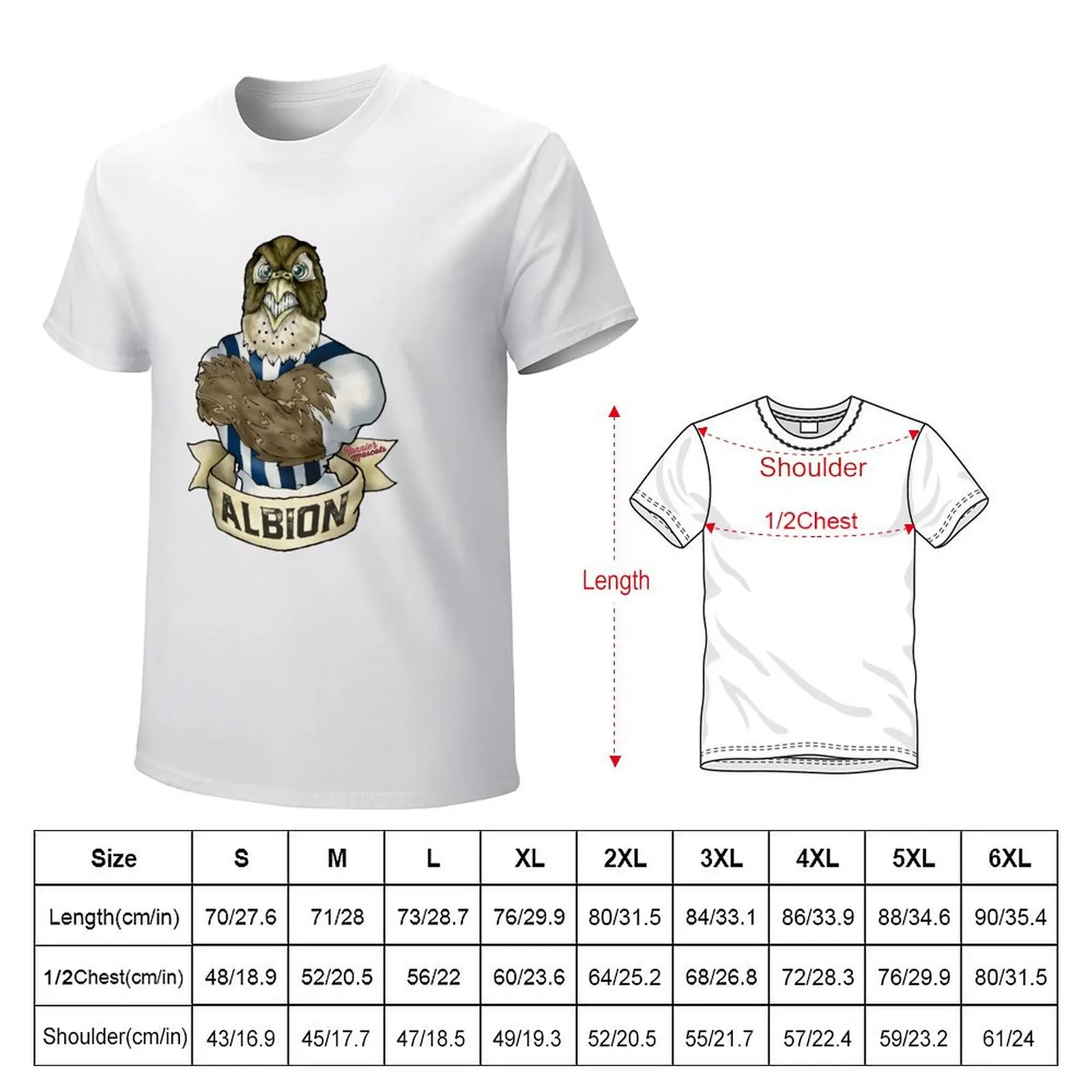 West Brom Thrush Mascot T-Shirt shirts graphic tees plus size tops hippie clothes mens champion t shirts