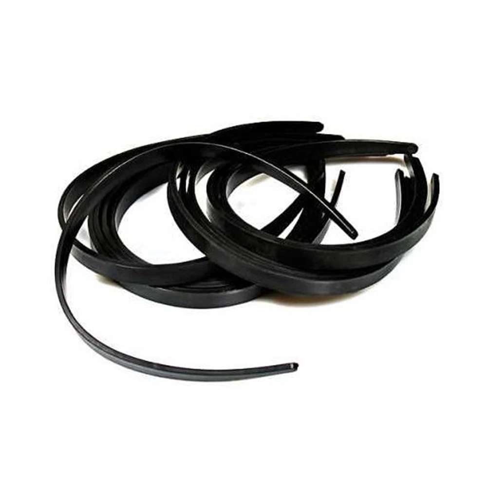 

36pcs Plastic Hair Bands No Teeth For Women Girls Diy Black Simple Style Matching Evening Dress Jeans Plain Headbands For Women