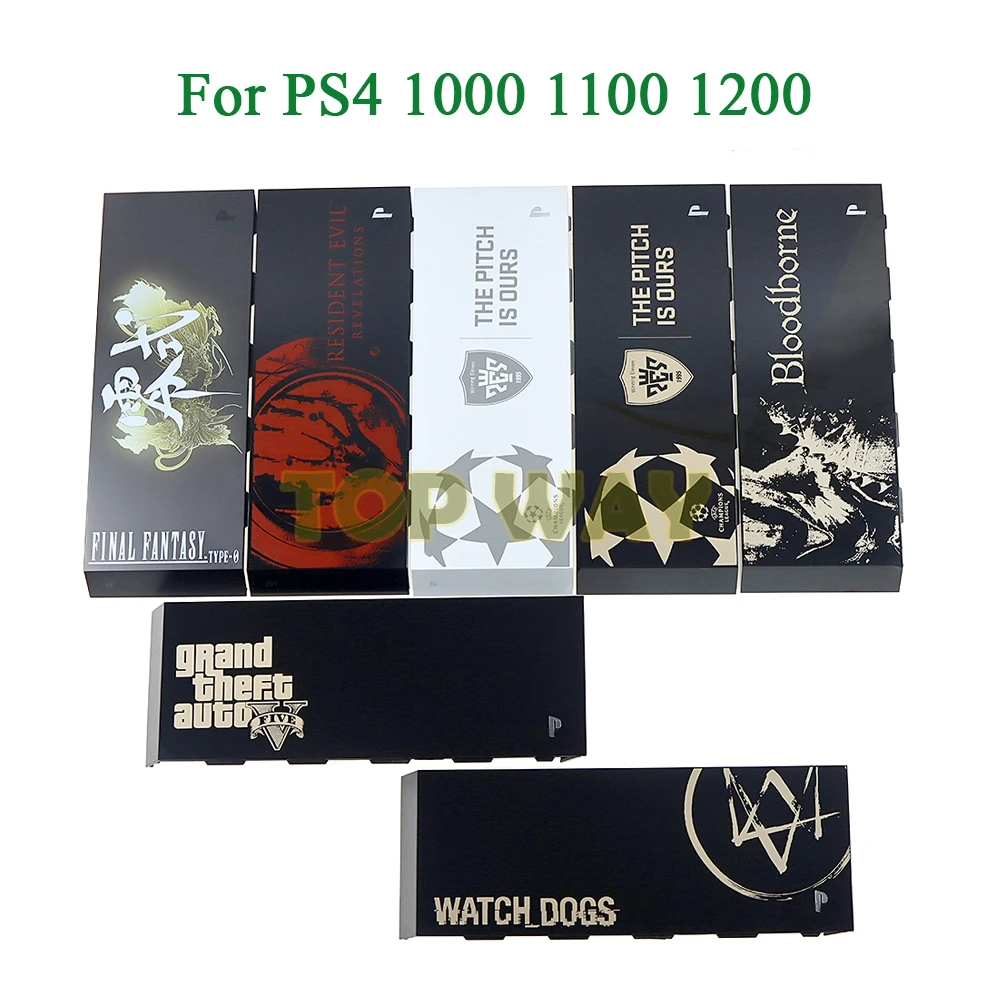 1PCS Patterned HDD Hard Scrub Disc Drive Cover Case Faceplate Protective For Playstation 4 PS4 1000 1100 1200 Console