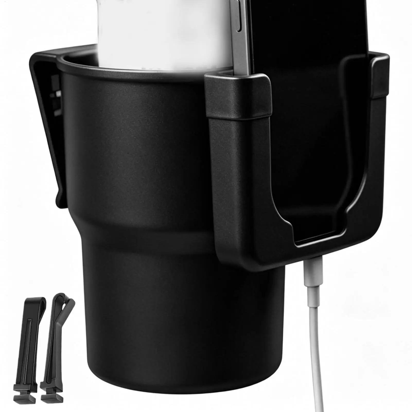 Car Cup Holder Vehicle Air Vent Bottle Storage Driving Beverage Holder for Road Trip Camping Commuting Outdoor Travel Hiking SUV