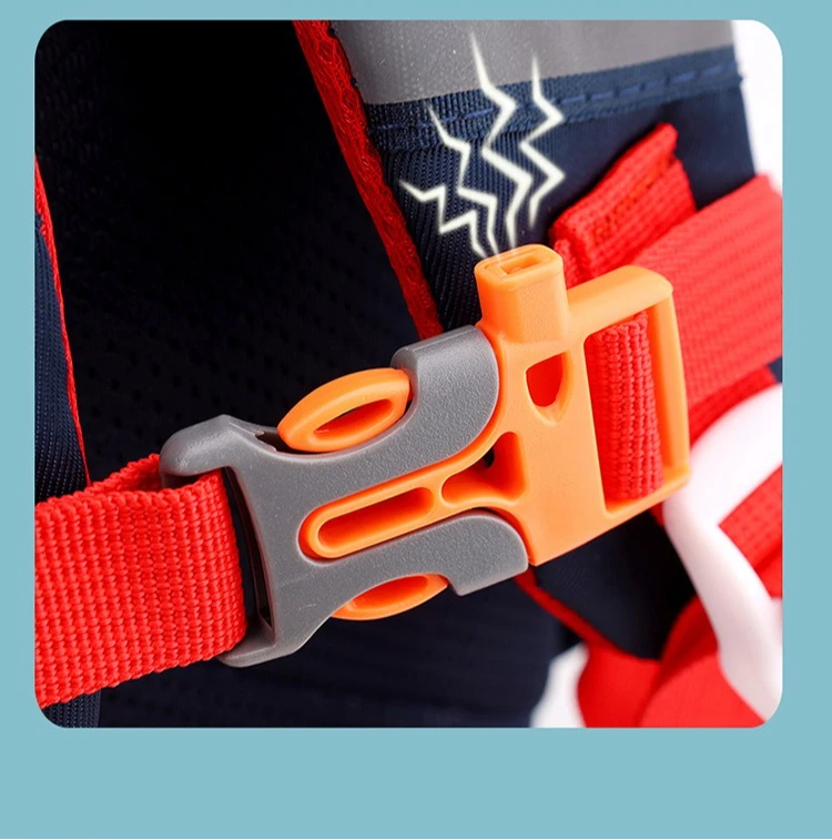 3-6 Year toddler backpack The babys shoulders preschool backpack Childrensfavorite fire truck cartoon style toddler backpack boy