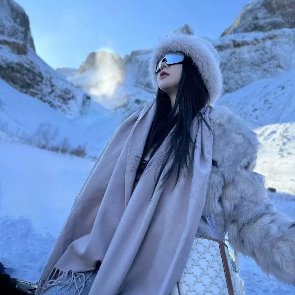 رقيق الفراء صياد قبعة للنساء الشتاء أفخم غطاء حماية الأذن يندبروف الدافئة الإناث بنما قبعات الصلبة موضة قبعة بحافة #5