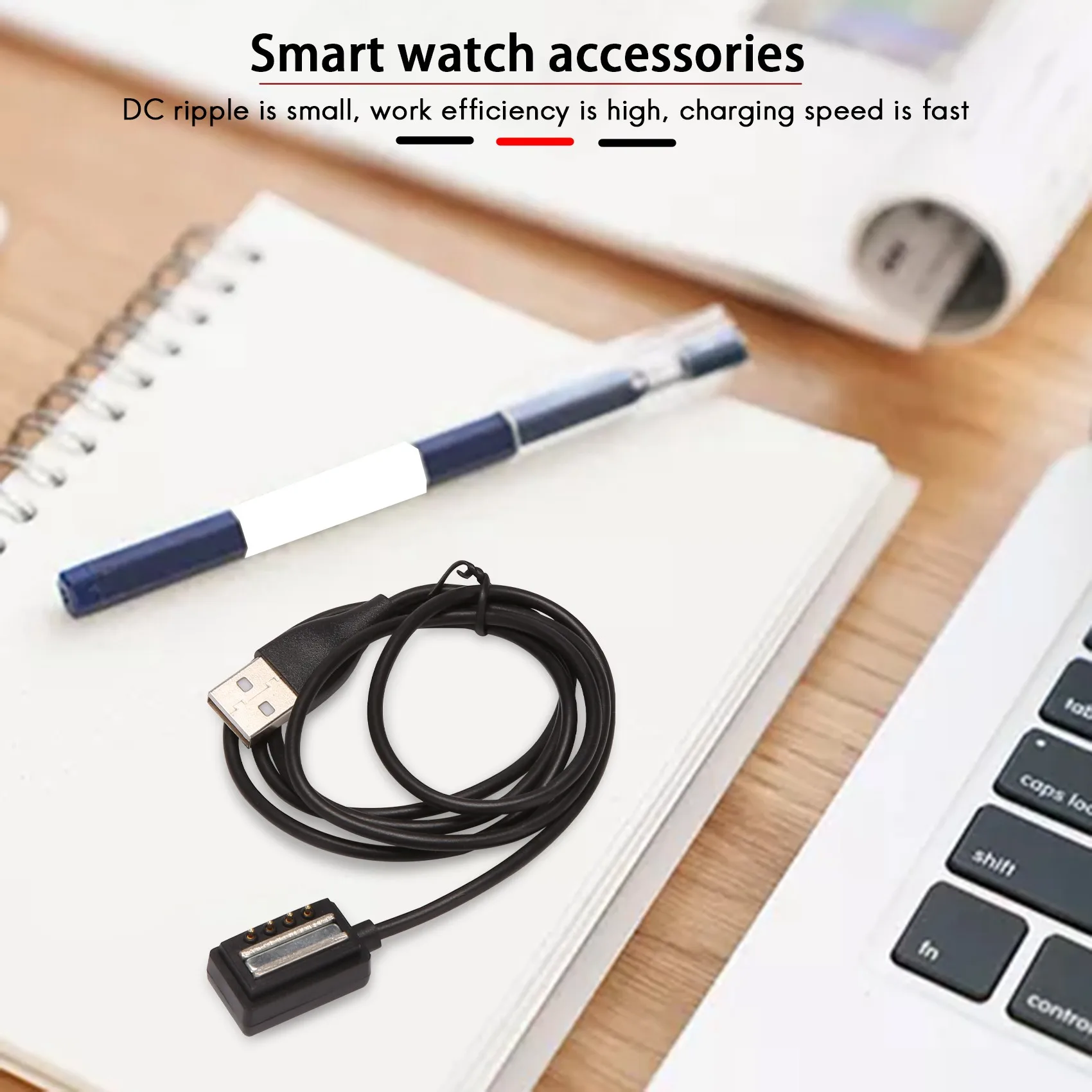 마그네틱 USB 충전 전원 케이블, Suunto 9, 스파르탄 울트라, 스파르탄 울트라 HR, 스파르탄 스포츠, 스파르탄 스포츠 HR용, 3.3 피트, 100 cm