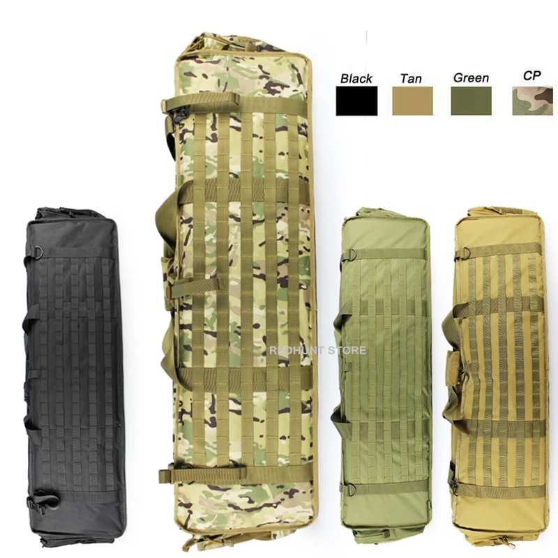 

45inch Rifle Bag Outdoor Hunting Soft Rifle Case for Saw M249, AR15, M16, M4A1 Rifle Carrying Bag Hunting Shooting Storage Case