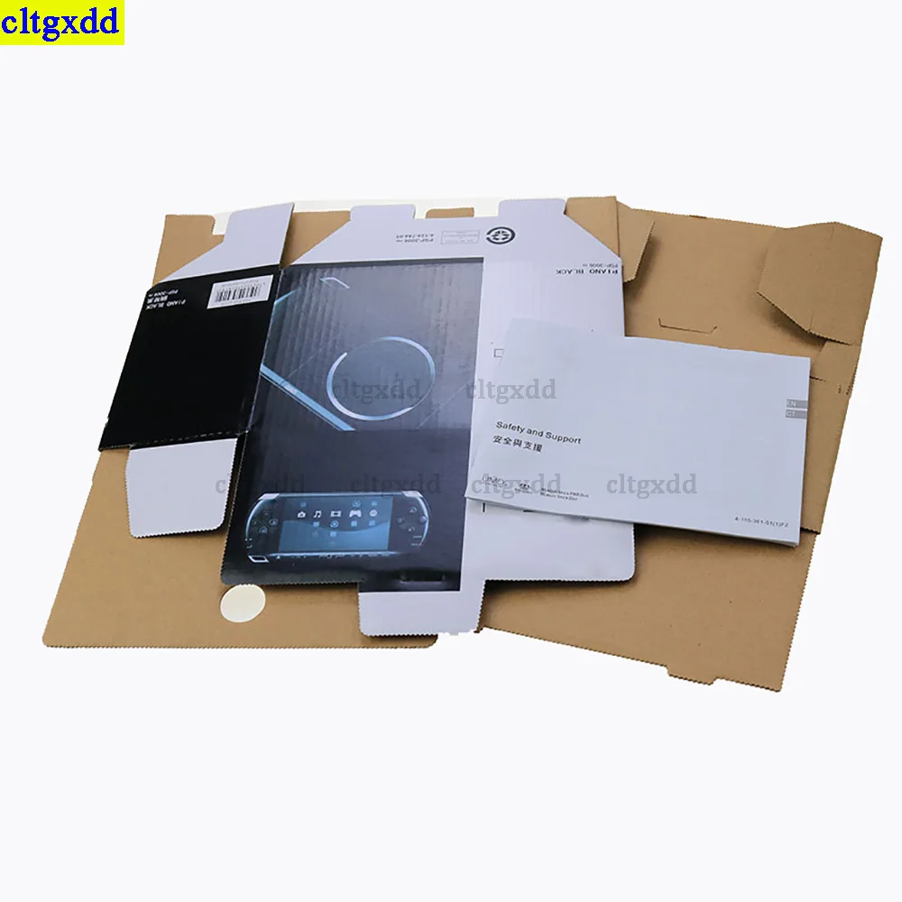 Cltgxdd 1 set FOR PSP1000 PSP2000 PSP3000 packaging box cardboard box with instruction manual insert game console packaging