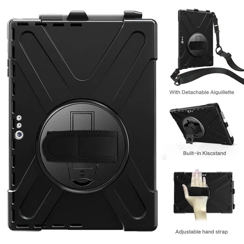 Kids Case For Microsoft Surface Pro 4 5 6 7 7Plus Shockproof Cover for Surface Go 4 3 2 Go4 Go3 Pro7/6/5 Tablet Stand Case Shell