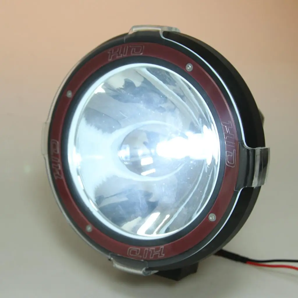 7' 100W HID Fronts Flood Driving Lights HID Xenon 12V Trucks SUV Work Light Waterproof Flashlight Headlight 6925 LM 6000K