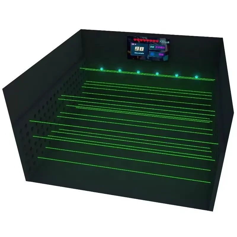 Indoor Mobile Maze Game Activated by for Activity Room Amusement Park Facility Durable Steel PVC Materials