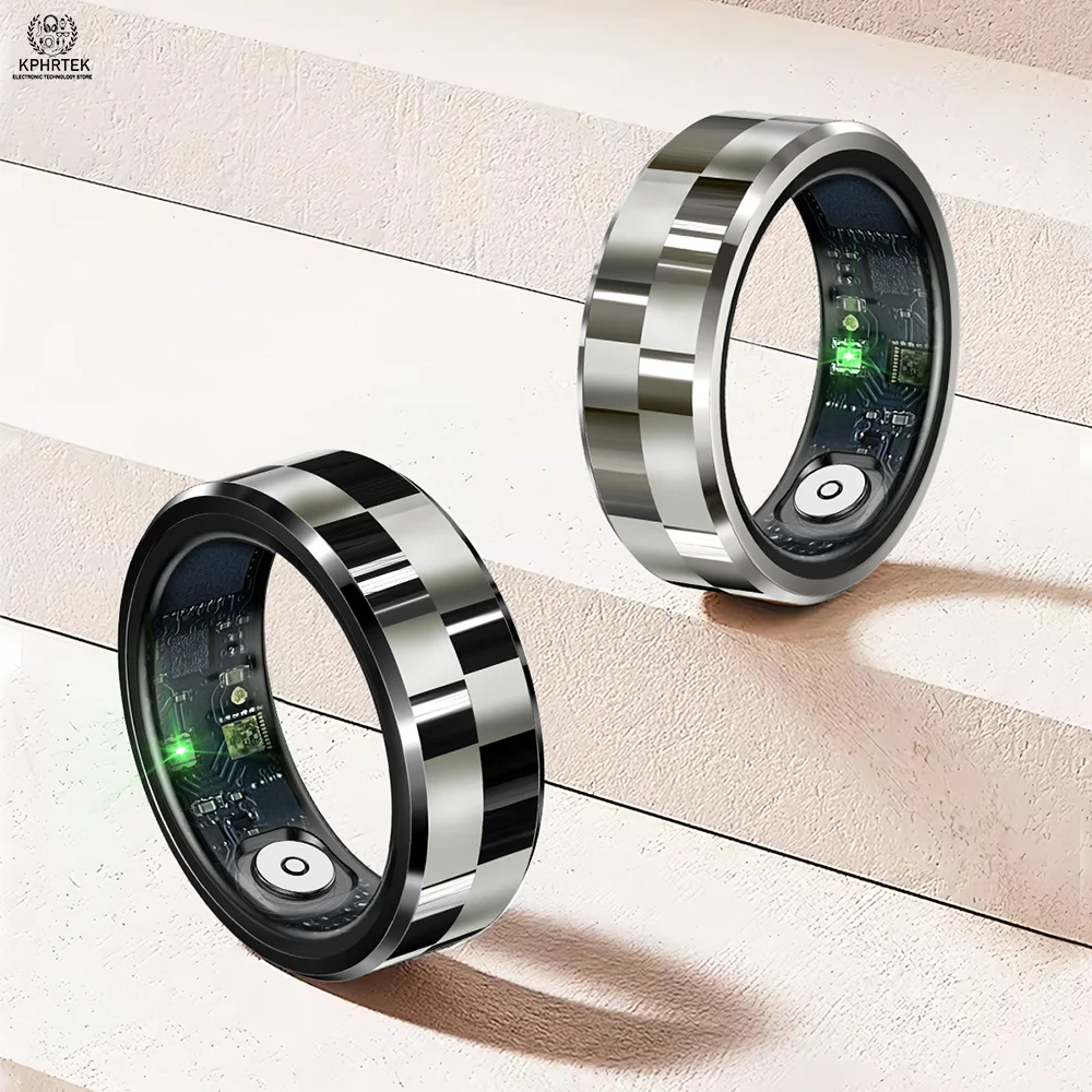 10 PCs R9 Ultra-Lightweight Smart Ring with Charging Case 24H Heart Rate Blood Pressure Sleep Monitor Wireless Health Tracker Ri