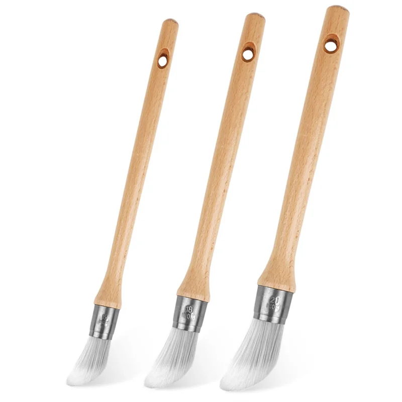 

A42F Кисть для рисования отделки, Набор инструментов для рисования краев, Круглые кисти для отделки углов, Сенсорные вверх, Искусство, Краи стен дома, 3 шт.