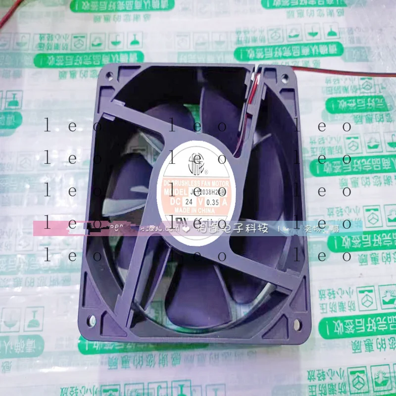 

DD 1 PCS JIU LONG Fan JL12038H24B DC24V 0.35A 12038 12cm 2 Wire cooling fan