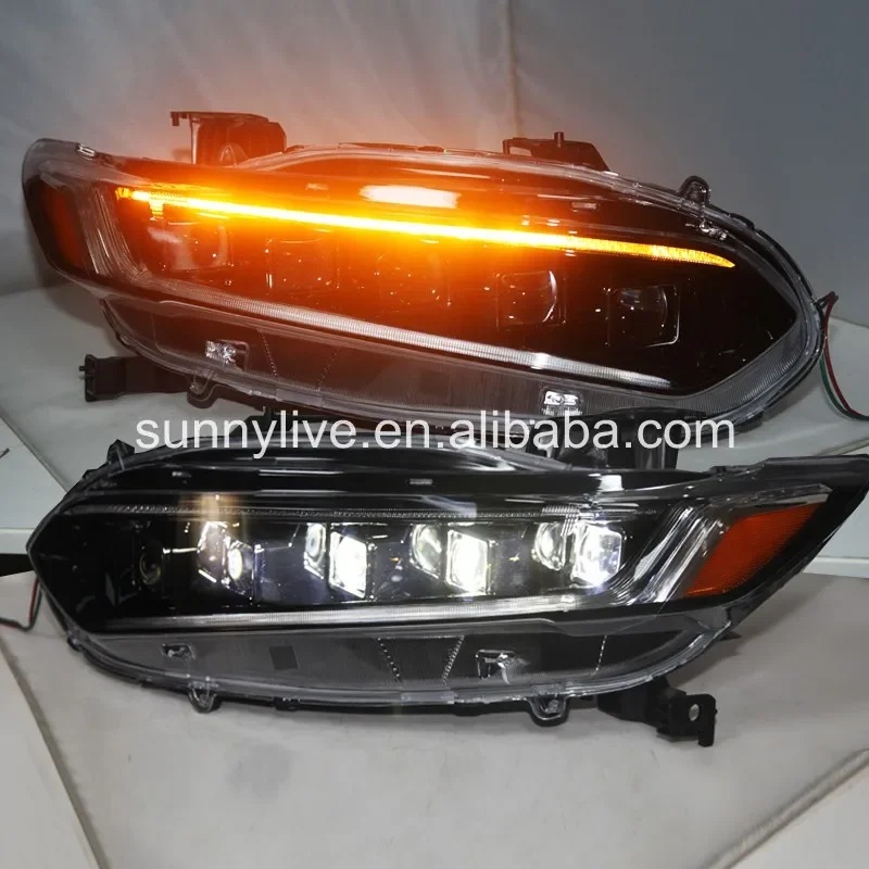 AirowFull Led Turning Light For HONDA Accord 10 Gernareation 2018-2019 Led Headlight