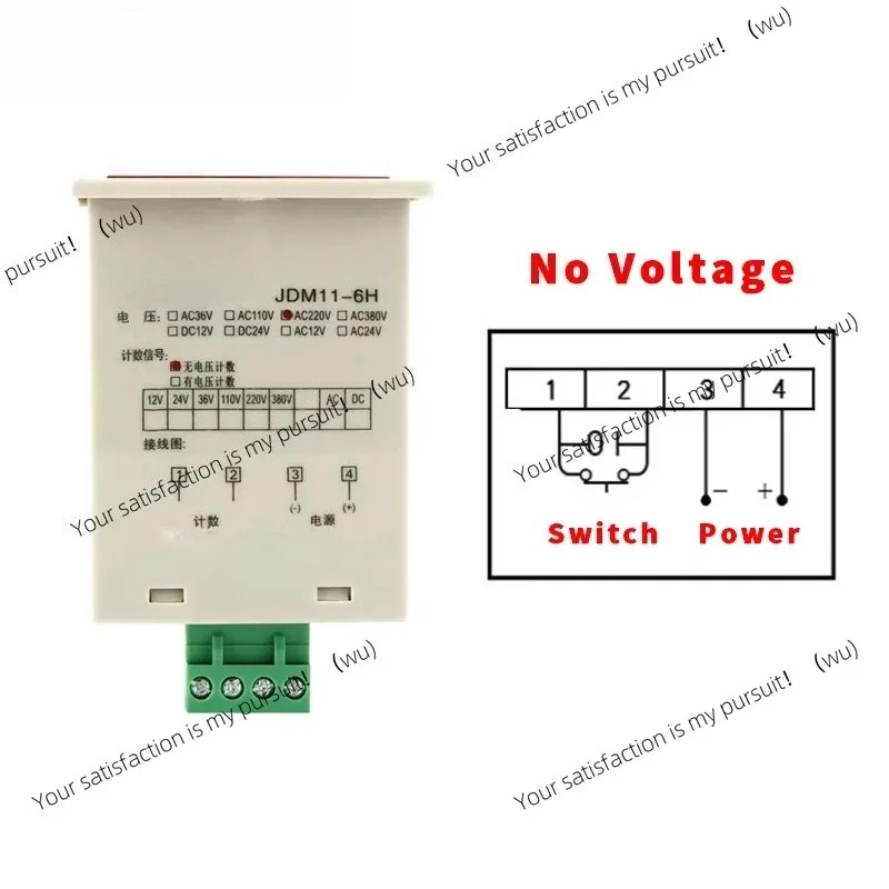 Applicable to JDM11-6H display electronic industrial counter, DC 12/24/36 V AC 110/220/380V proximity switch sensor count