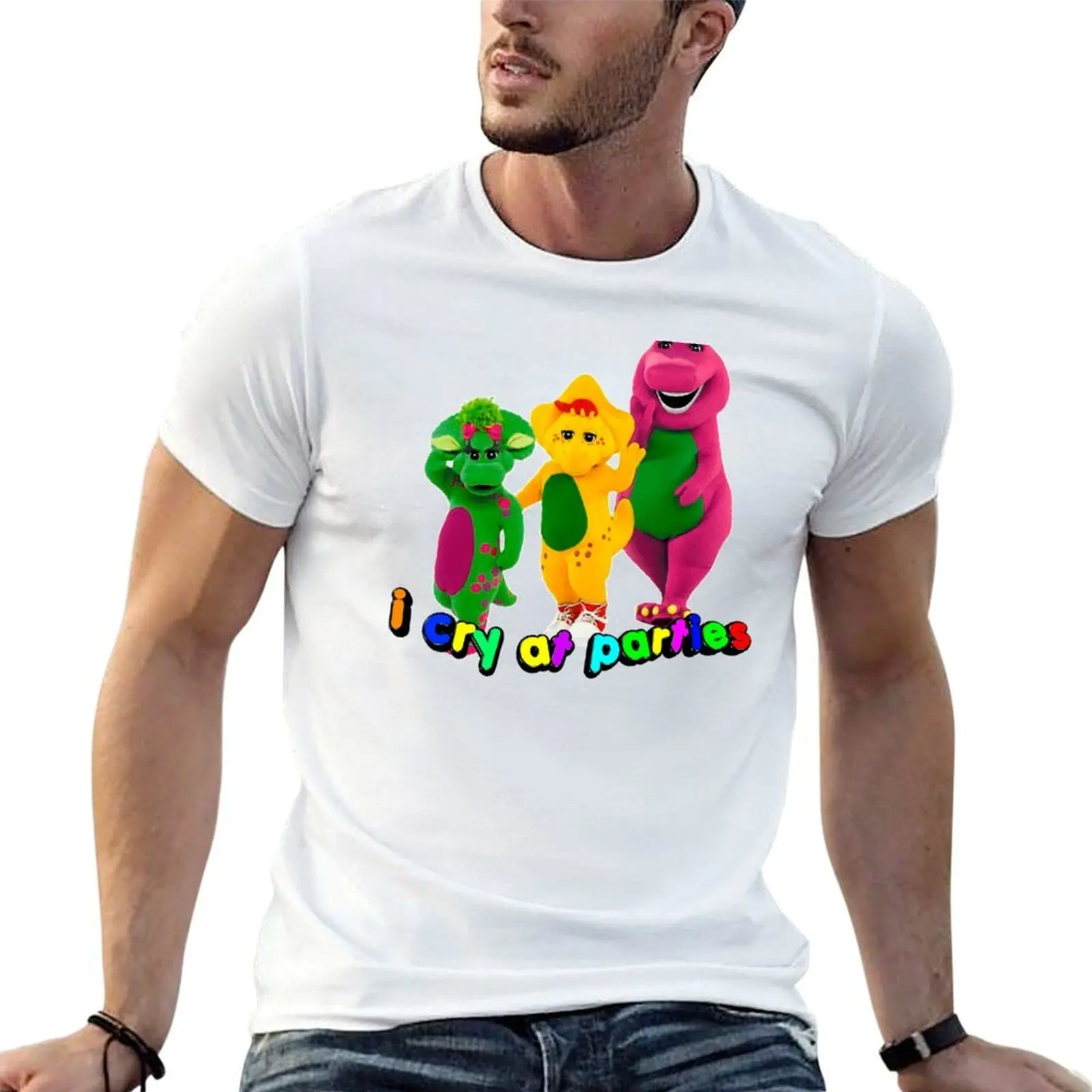 i cry at parties T-Shirt luxury designer football t shirt compression shirt men