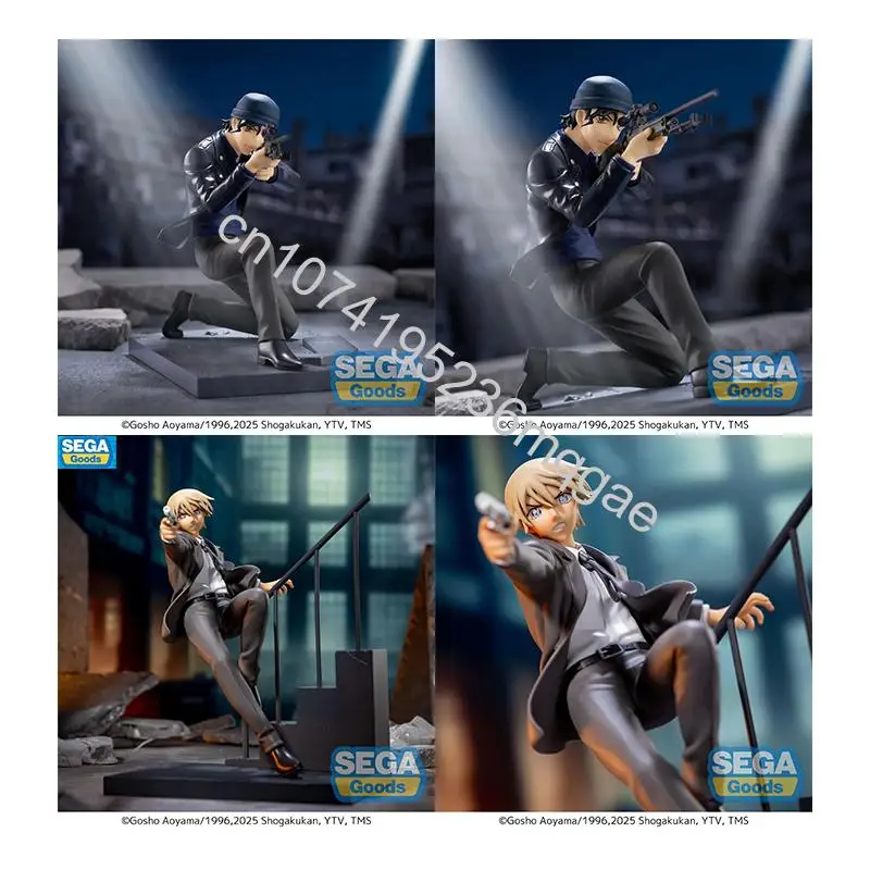 Em estoque luminasta detetive conan toru amuro bourbon akai shuuichi anime figura de ação coleções ornamentos de mesa brinquedo presente