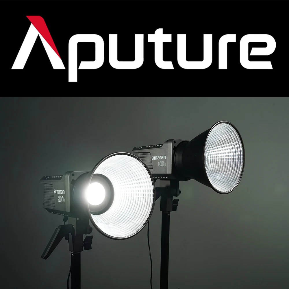 Aputure Amaran 200X S 200D S 100X 100D S COB LED Video Light 5600K Bi-Color 2700-6500K Photography Light Bluetooth App Control