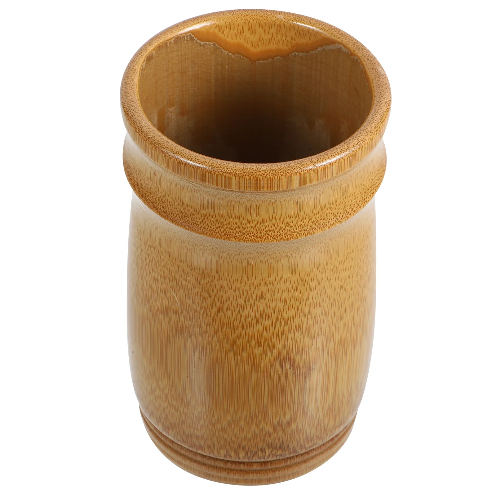 

Bamboo Chopstick Holder 2-Tier Cutlery Storage Organizer Kitchen Utensil Container For Spoons Forks Pens Makeup Brushes