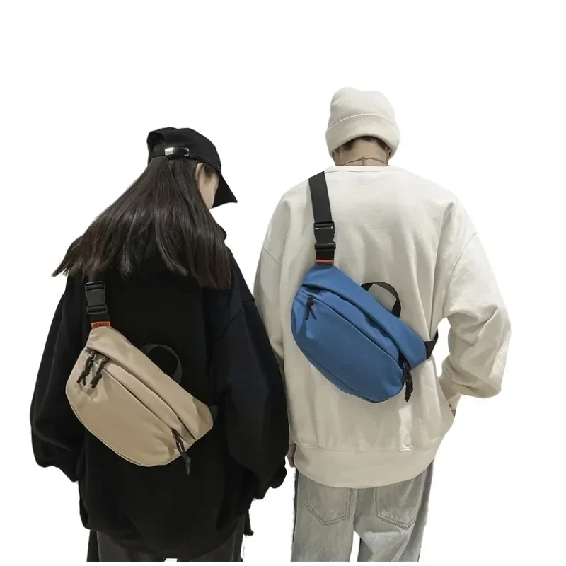 Sac à bandoulière portable pour hommes, sac de poitrine diversifié pour couple, sacs à bandoulière de style initiés, sac messager décontracté pour filles, 2024