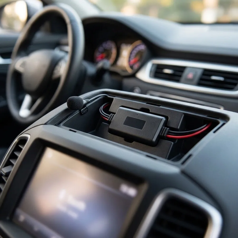 Music for Player Handsfree Microphone ABS Material Audio BT-compatible 5.0 For Mazda 2 2006 To Up  Music for Player