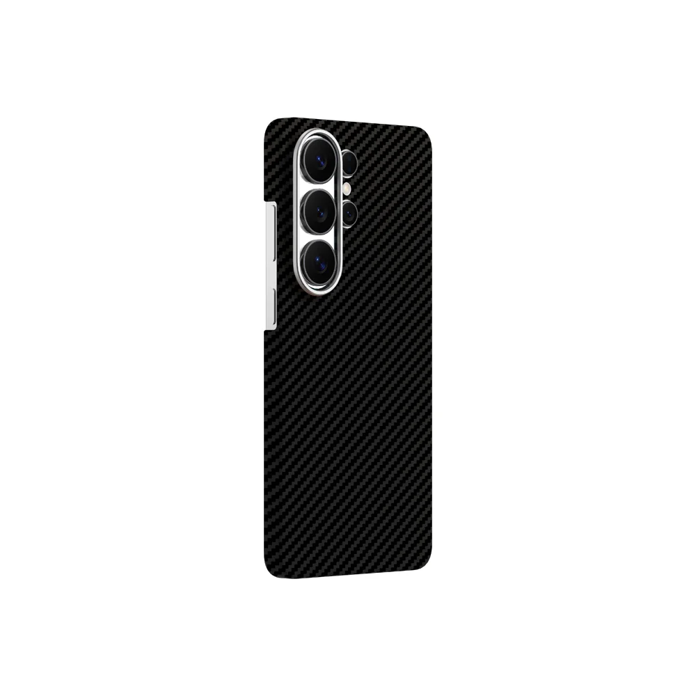 KZDOO Keivlar Original Carbon Fiber Protective Ultra Thin Durable Slim Fit Luxury Back Case for Samsung S26/S26 Plus/S26 Ultra