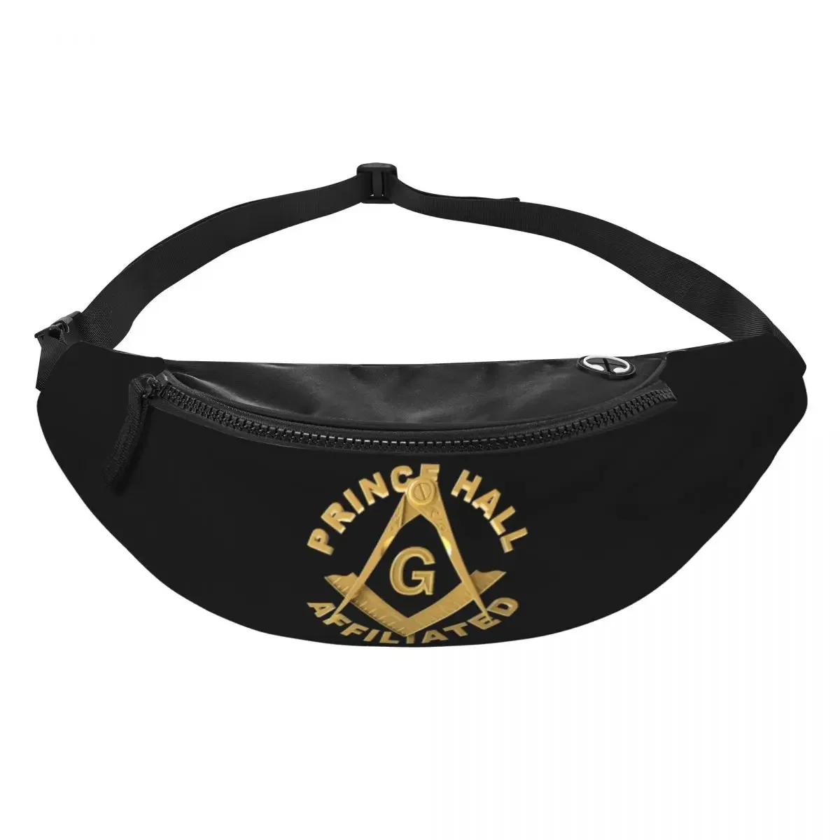 Maçom Prince Hall afiliado Fanny Pack para homens e mulheres, maçom maçônico, bolsa de cintura crossbody para caminhadas, bolsa de dinheiro para telefone, moda