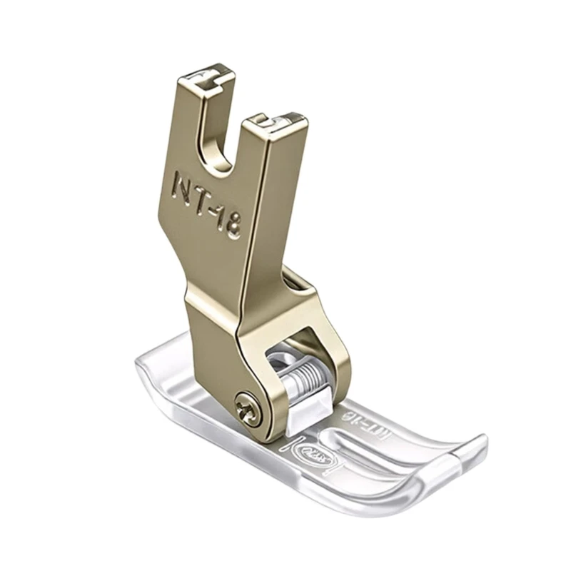 Industrielle Nähmaschine Presser Klarer Kunststoff Metall Nähfuß zum Quilten 3XUF – Detail 1