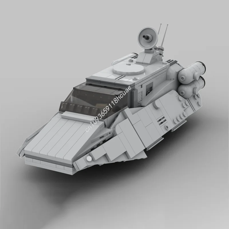 

595 деталей MOC QH 7: Модель звездолета-армейского ковчега для сборки, конструктор, архитектурная игрушка, развивающая игрушка, рождественский подарок для детей