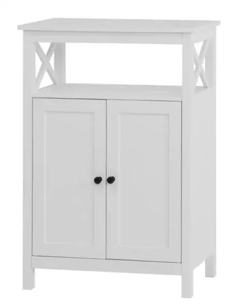 

ZModern Окрашенный шкаф для ванной комнаты с двумя дверцами Деревянный шкаф для храненияZ