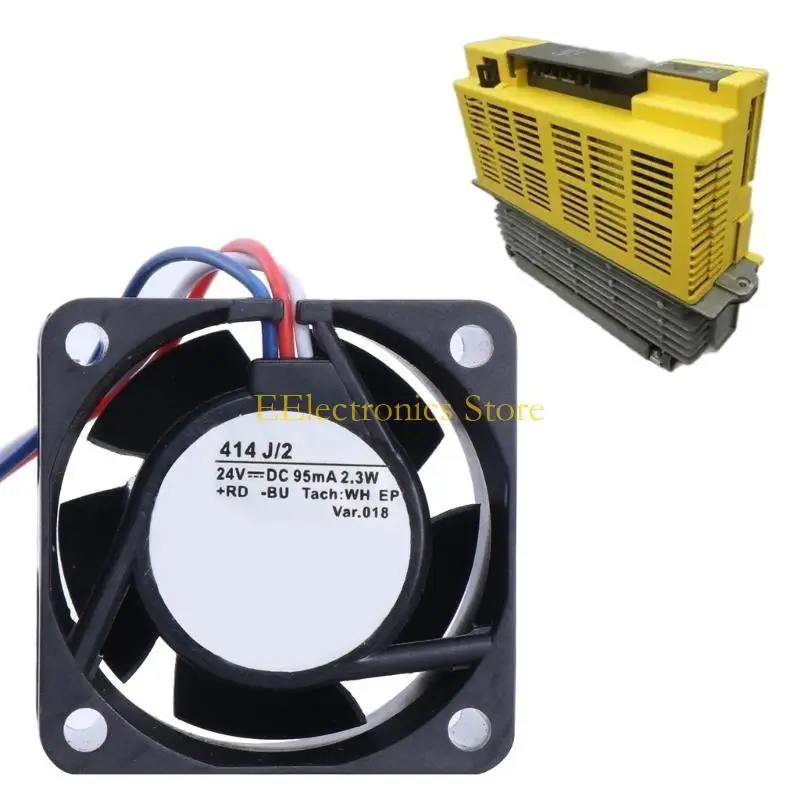 

B03C New CPU Coolers 414J/2 with a Complete set of Brackete, 24V 95mA 2.3W 3Pin 4x4x2.5 for Inverters Fan