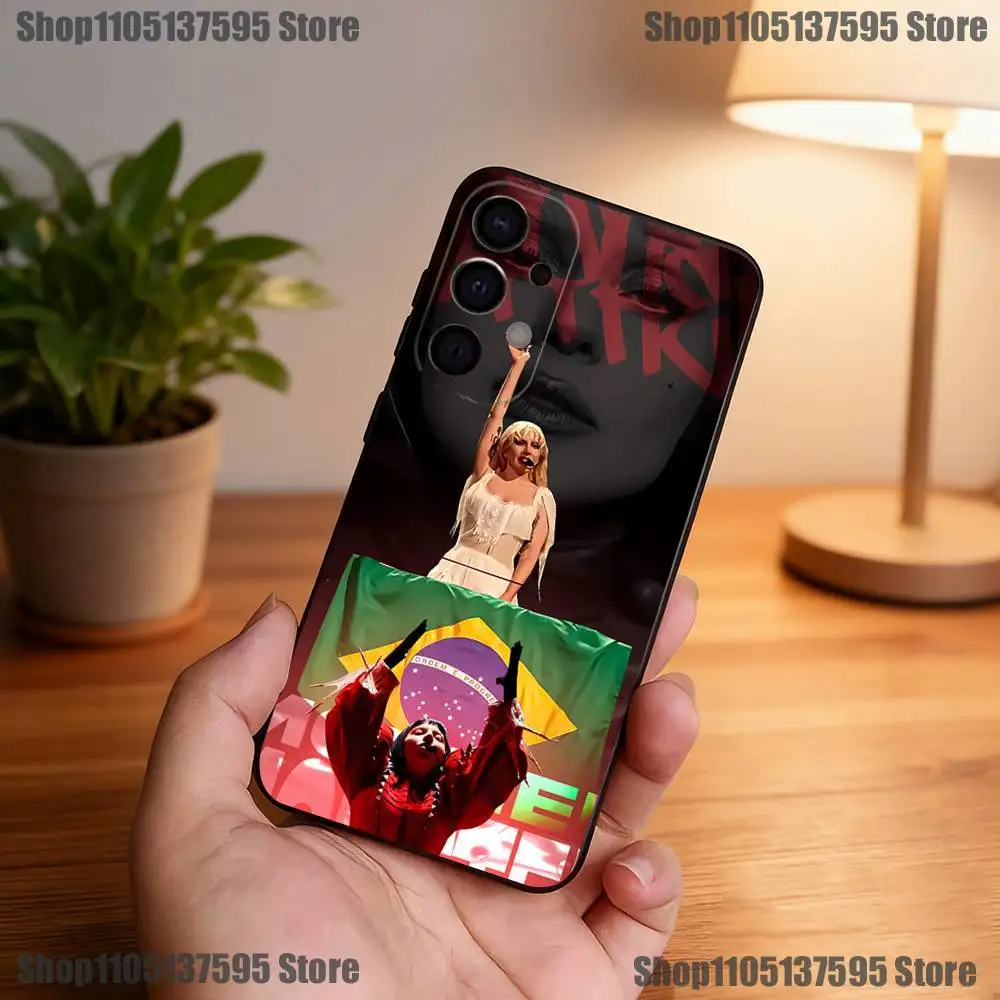 Coque de téléphone Manifest of MAYHEM L-Lady g-gaga, étui noir pour Samsung S25,S24,S21,S22,S23,S30,Ultra,S20,Plus,Fe,Lite,5G