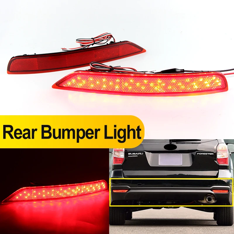 2PCS Led Deflector Light For Subaru Forester 2009-2018 Rear Bumper Led Rear Bumper Light For Car OEM# 84281SC010, 84281SC000