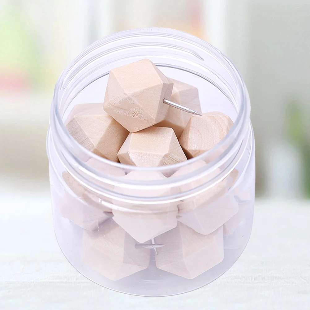 

15pcs Metal Geometric Polyhedral Thumb Tacks For Cork Board Diy Decoration Office School Home Supplies Decorative Map Photo