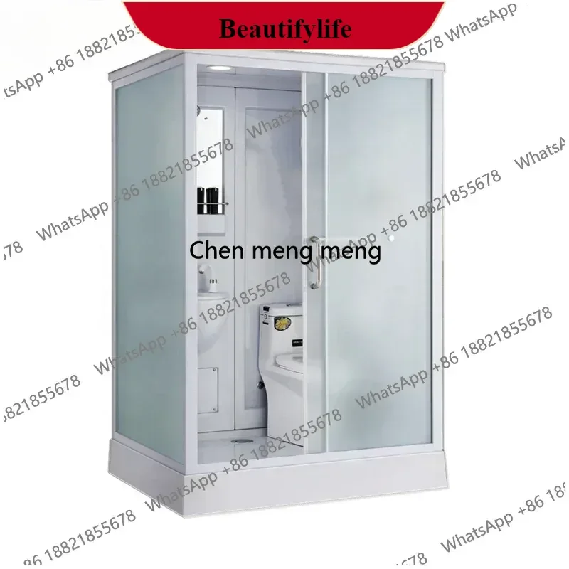 Z0189Aokeliya Fast Installation Ready Made Prefab Shower Bathrooms Toilet Shower Cubicle Set