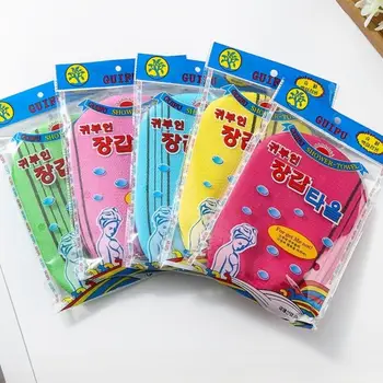 Italský ručník na tělový peeling spárovaný s korejským lepidlem, exfoliačními korejskými rukavicemi na masážní mycí rukavice 10 nejlepší prodej Korejská exfoliační rukavice - №2