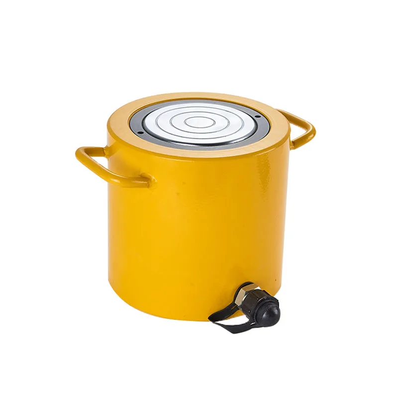 Heavy-Duty Hydraulic Lift Cylinder, 10-100 Ton, Single Action Structure with Spring Retraction Function