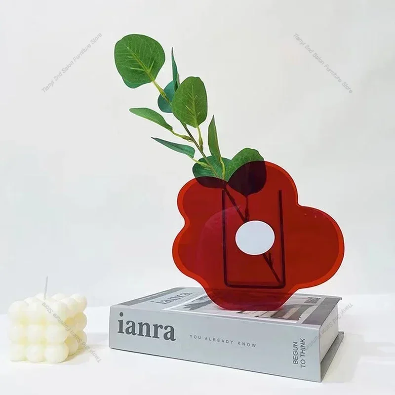 Nordic Simple Style Decoration Pieces Miniatures Garden Flower Vase Decorative Crafts Living Room Home & Garden Estátua FYFM