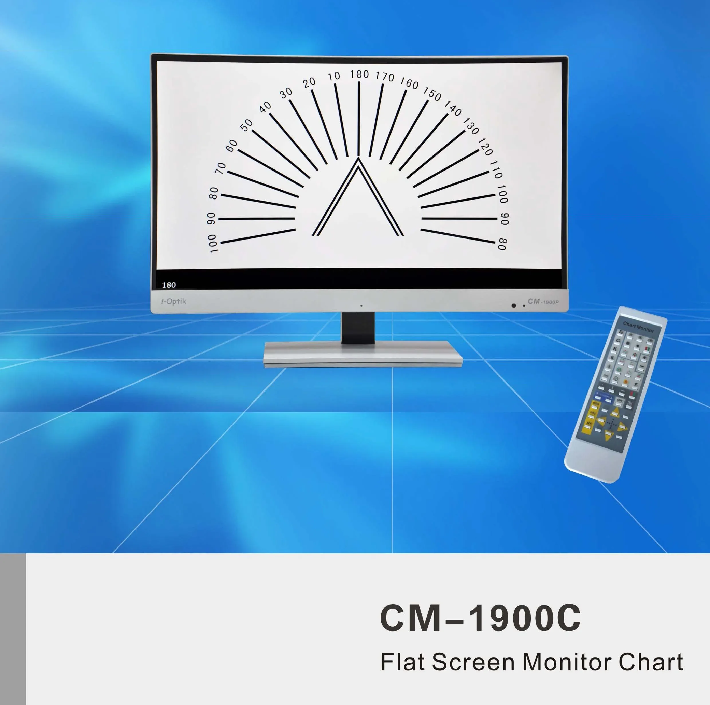 Hot CM-1900C 23 inch Led Visual Acuity Panel Eye Chart Vision Testing Chart 3D polarization