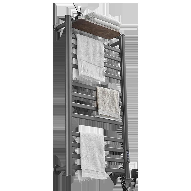 رف مناشف كهربائي لمشاهير الإنترنت، رف تجفيف الحمام، تحكم ذكي في درجة الحرارة، منشفة تسخين معلقة على الحائط