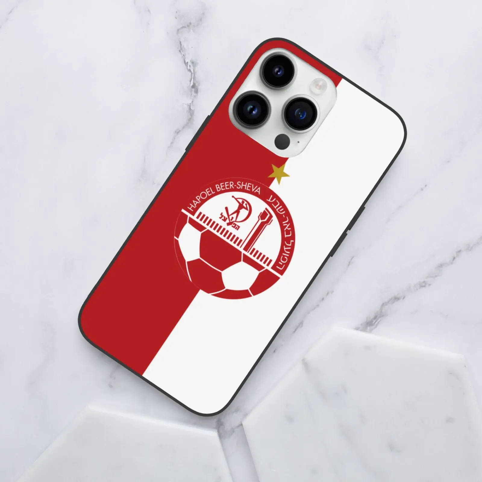 Hapoel Beer Sheva Case for iPhone 15 14 11 Pro Max 13 12 Mini XR XS X 8 7 6 6S Plus Soft Silicone Shockproof Cover