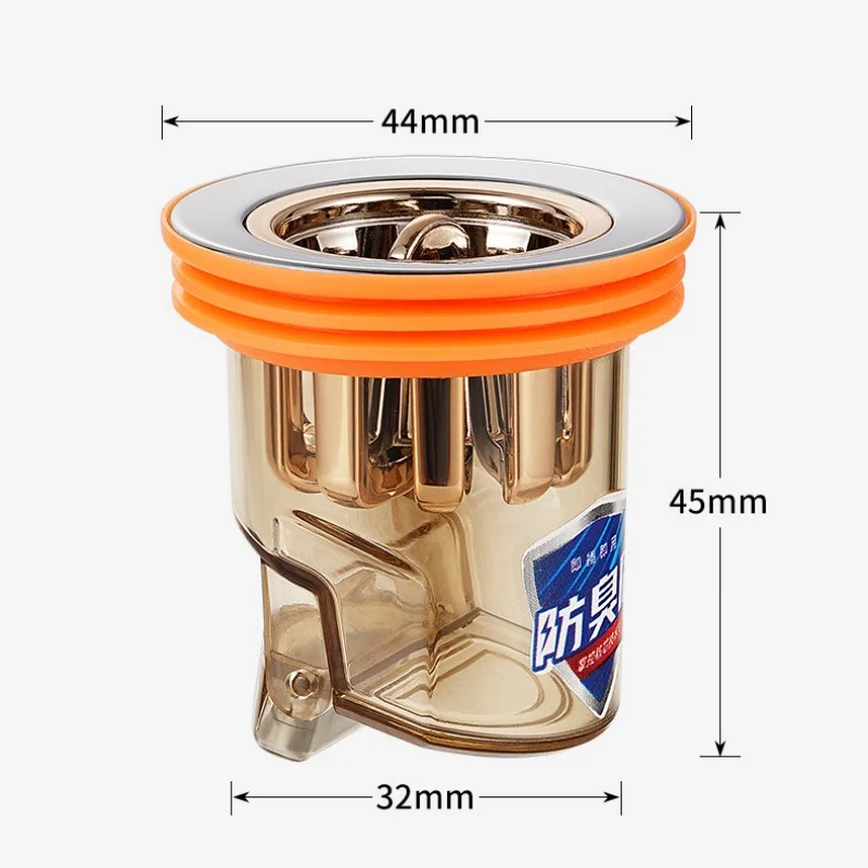 Bathroom Accessories Shower Drainer Insect Prevention Sewer Stopper Drain Cover One Way Valve Anti odor Floor Drain