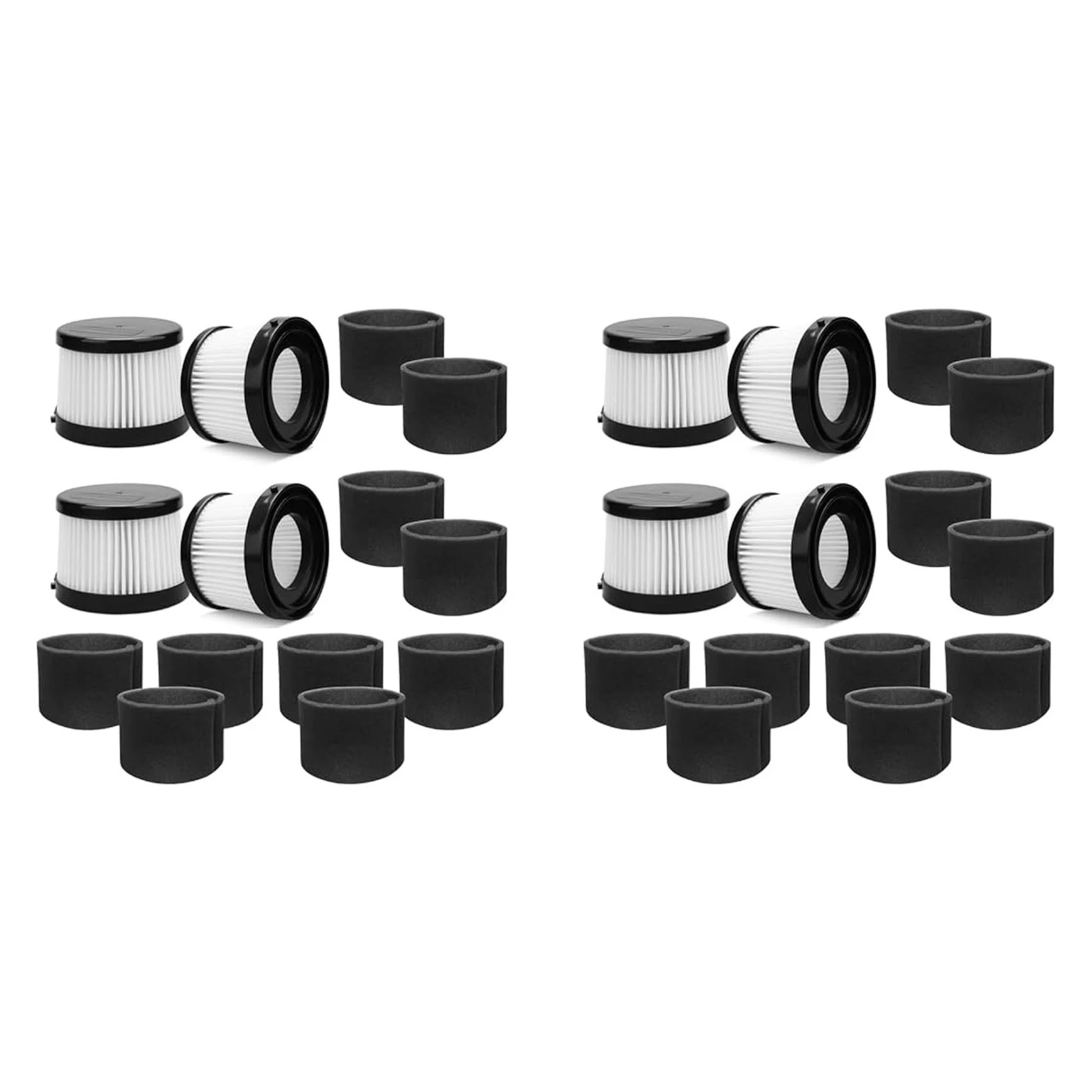 

ABRW-8Pcs DCV501HB Filter Fit For 20V Vacuum Cordless Handheld Vacuum, Part DCV5011H. 20Pack Foam Filter