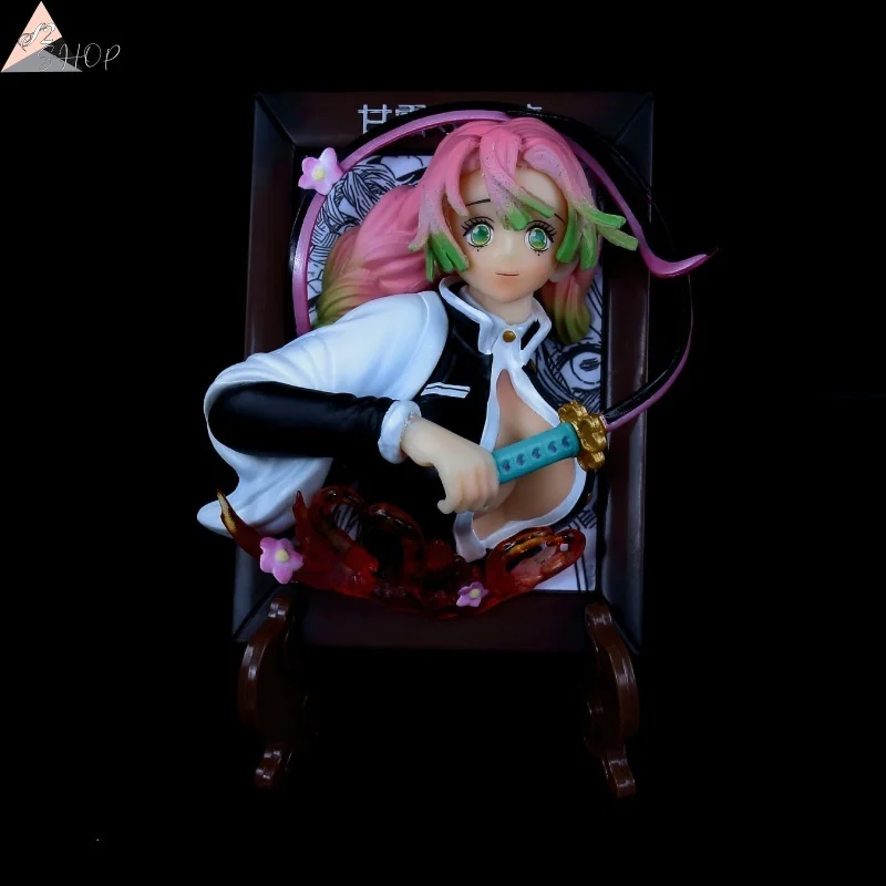 

Набор фигурок «Убийца демонов» Mitsuri Kanroji с фоторамкой и магнитом на холодильник, статуя Love Hashira, коллекционный подарок