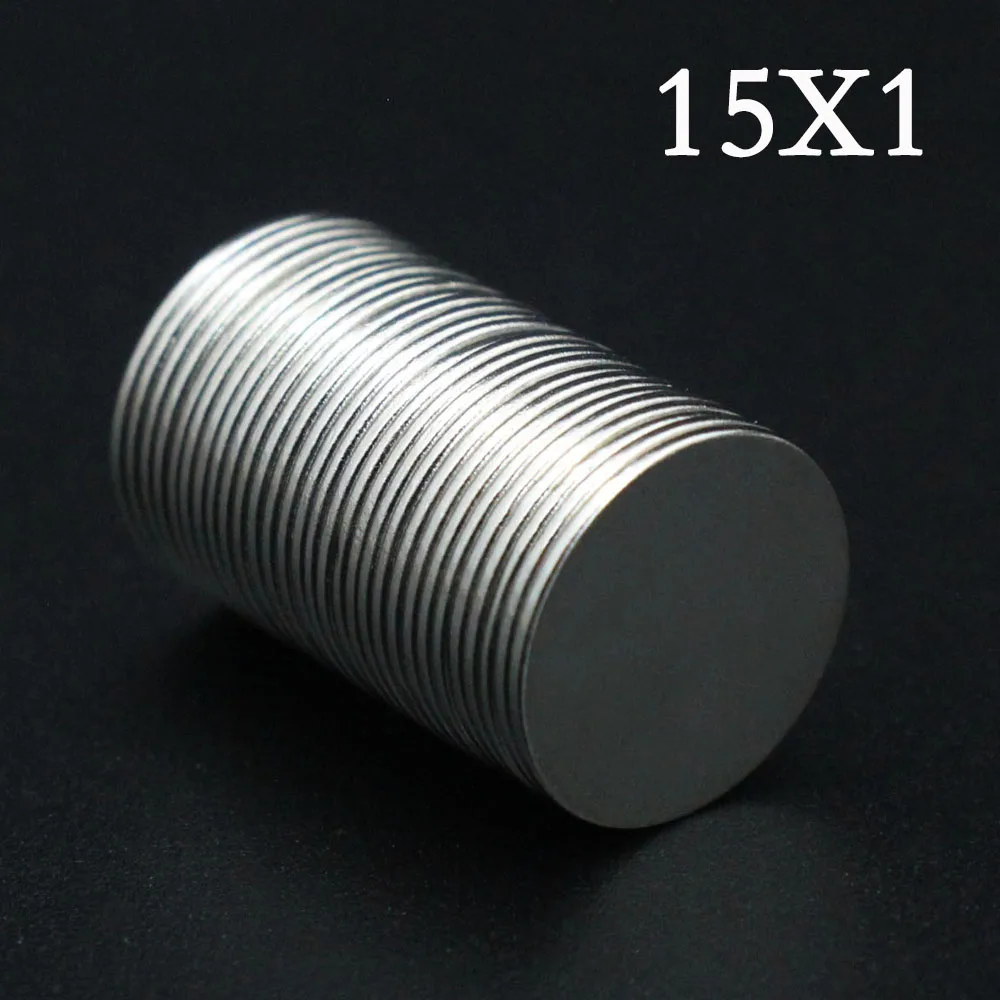 

5/10/15/20/35/Pcs 15x1 Neodymium Magnet N35 NdFeB Round 15mm X 1mm Super Powerful Strong Permanent Magnetic imanes Disc 15*1