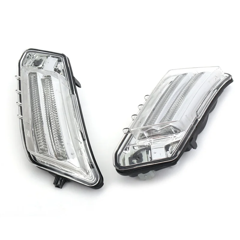 

NEW-Car Front Bumper Bar Light LED Turn Signal Indicator Light Fog Light For Volvo XC60 2008-2013