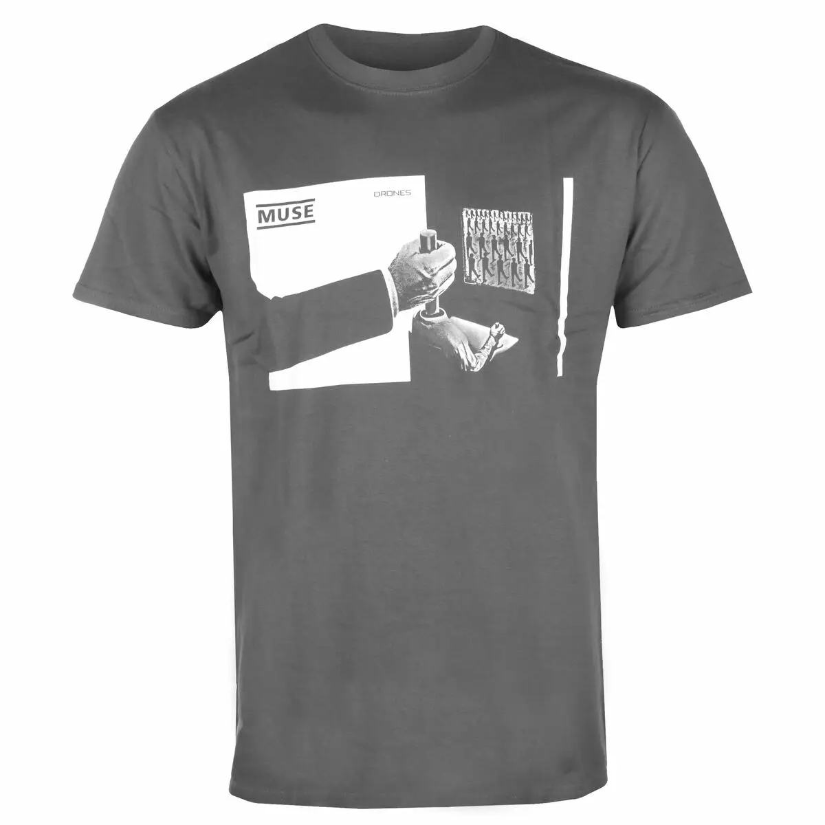Seltene Muse Graphic Baumwoll-Band-T-Shirts, Unisex, Sommer, Kurzarm, Modemarke, Luxus, Lässig, Vintage-T-Shirts – Detail 2